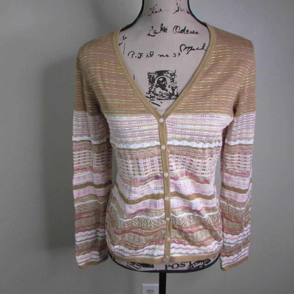 Peck And Peck Sweater Cardigan S Long Sleeve